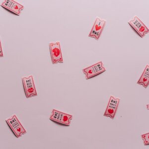 Pink Coupons on Pink Surface