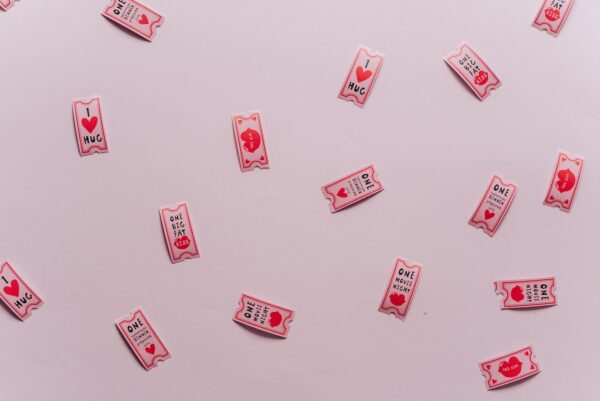 Pink Coupons on Pink Surface